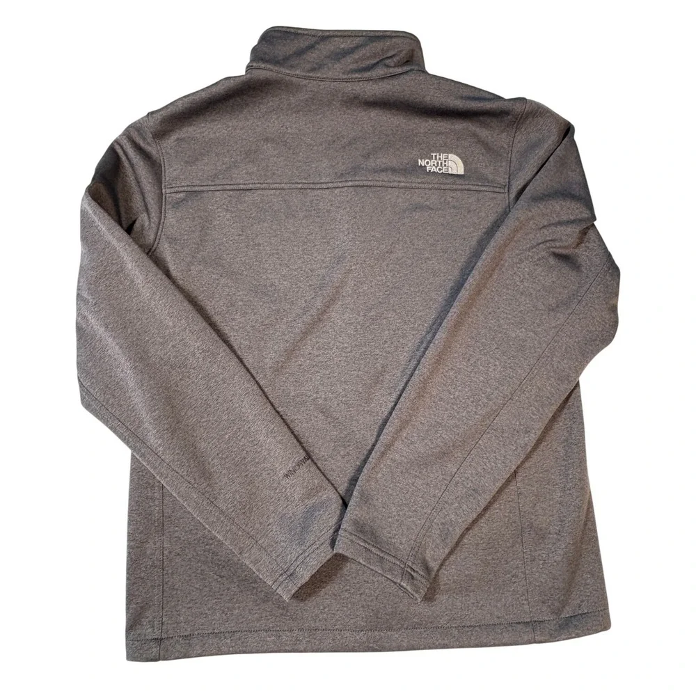 The North Face Mens WindWall Full Zip Softshell Jacket Grey NF0A3LGX Medium